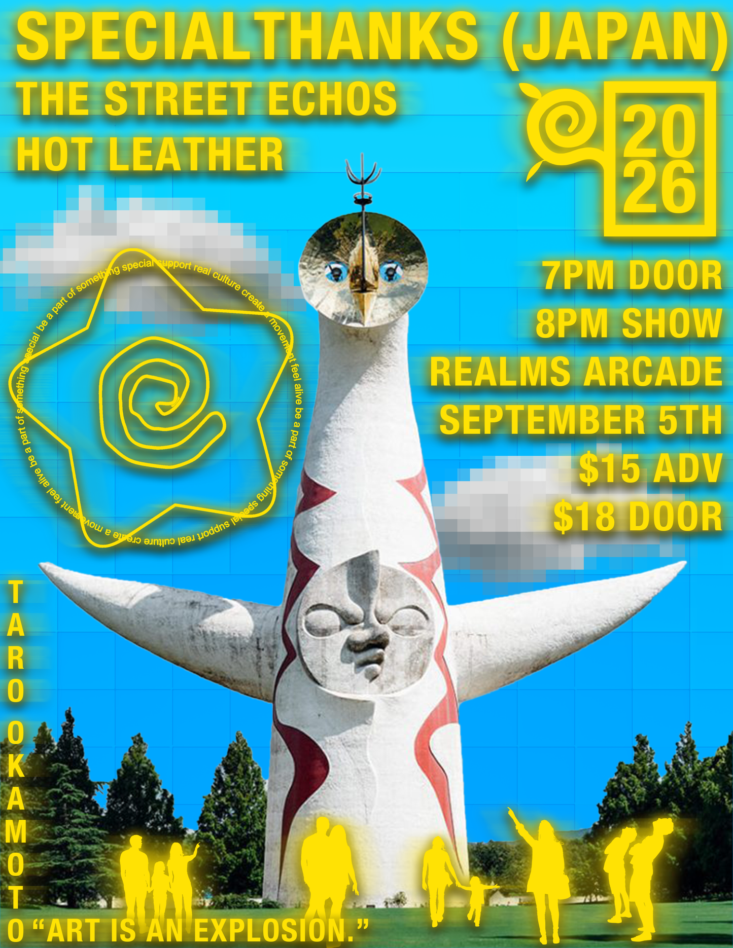 9.05 Special Thanks with Hot Leather & The Street Echoes