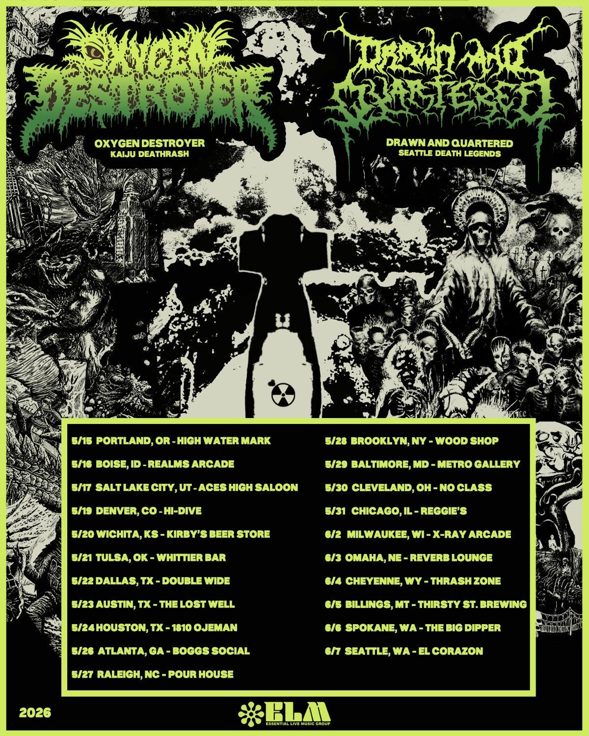 [05.16] Oxygen Destroyer | Drawn and Quartered | TBD | TBD