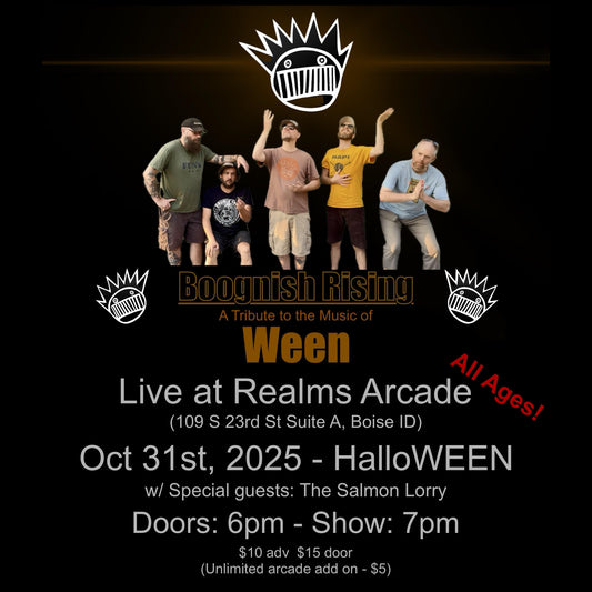 "HalloWEEN" A Ween Tribute Show with Boognish Rising & guests Salmon Lorry